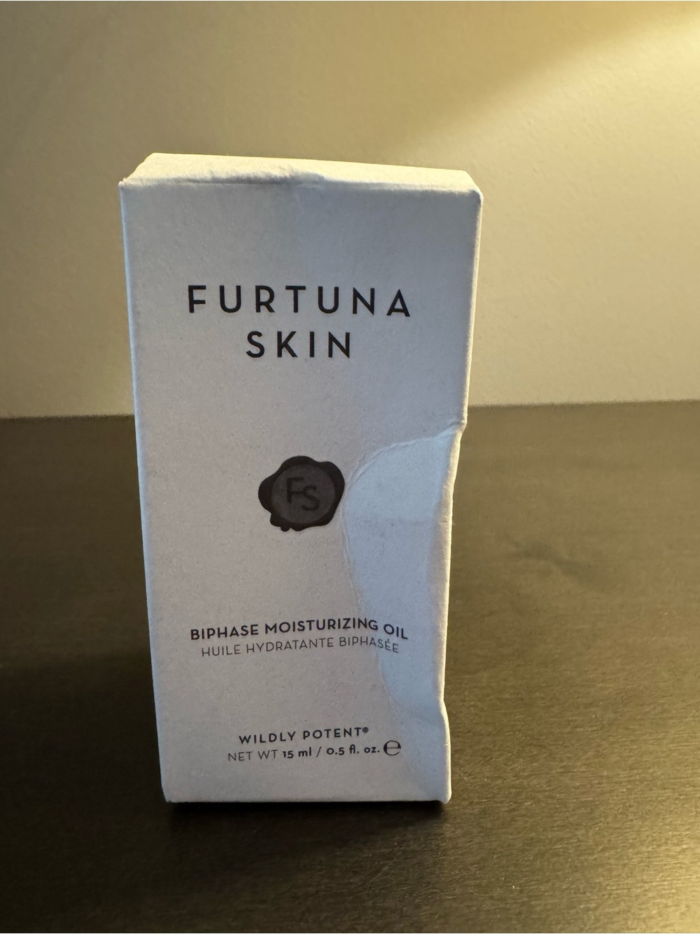 Furtuna Skin Biphase Moisturizing Oil .5 fl oz 15 ml Travel Size Full Size NIB